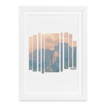 Jacaranda Kaiserblick - Affiche encadrée (27 × 37 cm) - blanc - Devant