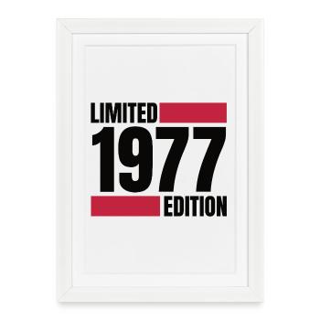 Edition limitée 1977 – Original depuis '77 - Affiche encadrée (27 × 37 cm) - blanc - Devant