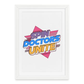 MRI Tech Slice It Like It's Hot Radiology Rad Tech - Framed poster (27 × 37 cm) - white - Front