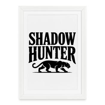 Shadow Hunter - Framed poster (27 × 37 cm) - white - Front