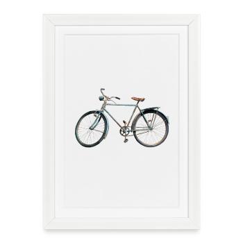 Bicycle - Framed poster (27 × 37 cm) - white - Front