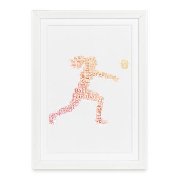 Les joueurs de baseball et le poing s’accordent ensemble - Affiche encadrée (27 × 37 cm) - blanc - Devant
