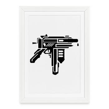 creative weapons all in one - Framed poster (27 × 37 cm) - white - Front