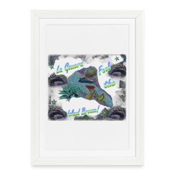 Îles Canaries - La Gomera : « Feel-good island » pour se détendre ! - Affiche encadrée (27 × 37 cm) - blanc - Devant