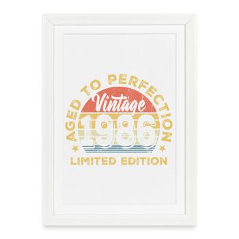 Vintage66 Limited Edition - Framed poster (27 × 37 cm) - white - Front
