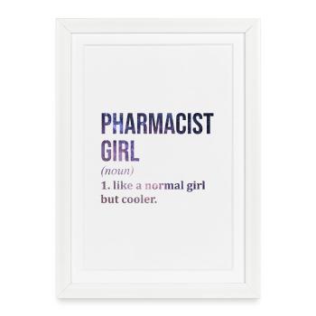 Pharmacie Pharmacie Pharmacie - Affiche encadrée (27 × 37 cm) - blanc - Devant