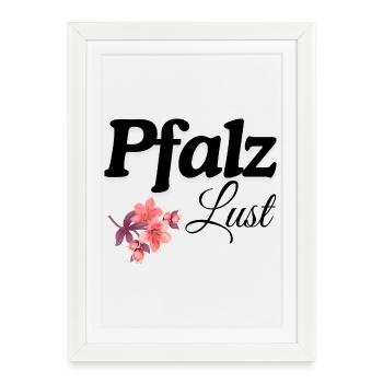 Fleur Palatine - Affiche encadrée (27 × 37 cm) - blanc - Devant