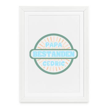 Gift for Cedric - Framed poster (27 × 37 cm) - white - Front