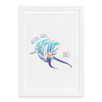 Slug – little beauty - Framed poster (27 × 37 cm) - white - Front