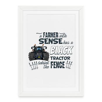 1396_A_Farmer_with_sense - Affiche encadrée (27 × 37 cm) - blanc - Devant