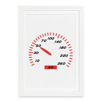 Birthday - 50 - Framed poster (27 × 37 cm) - white - Front