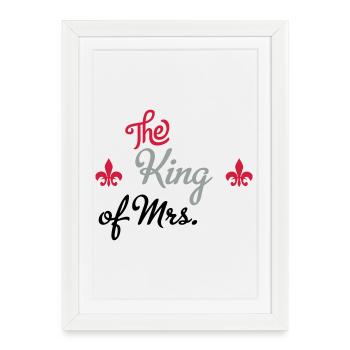 mariage - Affiche encadrée (27 × 37 cm) - blanc - Devant