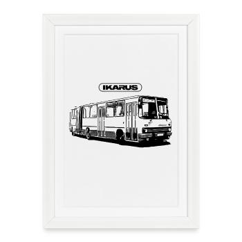 IKARUS 280 - Affiche encadrée (27 × 37 cm) - blanc - Devant