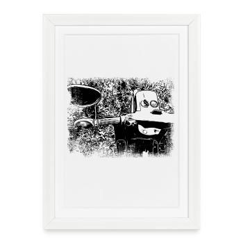 Simson Schwalbe - KR51 - Framed poster (27 × 37 cm) - white - Front
