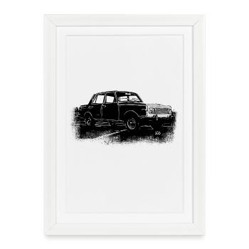Wartburg P 353 - Affiche encadrée (27 × 37 cm) - blanc - Devant