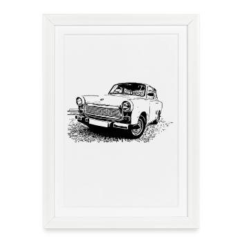  P 601 S - Affiche encadrée (27 × 37 cm) - blanc - Devant