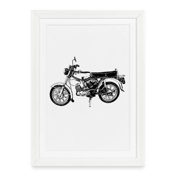 S50 - Affiche encadrée (27 × 37 cm) - blanc - Devant