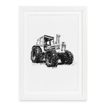 Deutz 13006 | spéciale Tracteurs Deutz | Deutz - Affiche encadrée (27 × 37 cm) - blanc - Devant