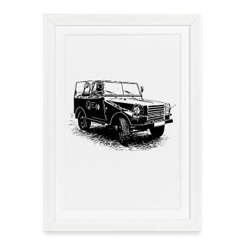 IFA P3 | RDA | NVA - Affiche encadrée (27 × 37 cm) - blanc - Devant