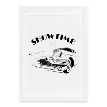 Icône Showtime American Muscle Cars V8 - Affiche encadrée (27 × 37 cm) - blanc - Devant