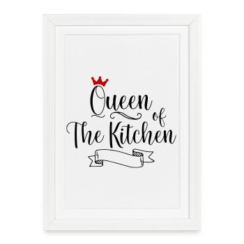 Queen of the Kitchen - Framed poster (27 × 37 cm) - white - Front