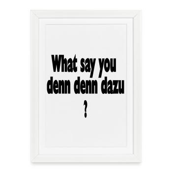 Wassager - Gerahmtes Poster (27 × 37 cm) - Weiß - Vorne