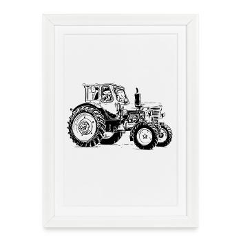 Belarus MTS 50 - Framed poster (27 × 37 cm) - white - Front