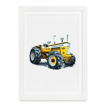 Minneapolis Tractor G1000 - Framed poster (27 × 37 cm) - white - Front