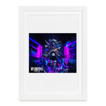 graffiti punk anime - Framed poster (27 × 37 cm) - white - Front