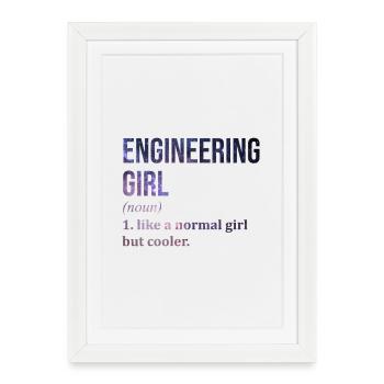 Engineer Engineer Engineer - Framed poster (27 × 37 cm) - white - Front