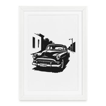 Road legend FV 48 - Framed poster (27 × 37 cm) - white - Front