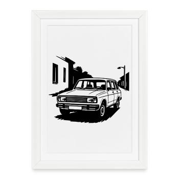 Légende du bloc de l’Est - Affiche encadrée (27 × 37 cm) - blanc - Devant