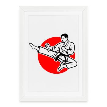 Tobi Geri - Affiche encadrée (27 × 37 cm) - blanc - Devant
