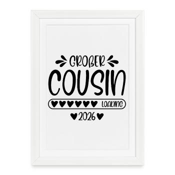 Chargement de Big Cousin 2026 - Affiche encadrée (27 × 37 cm) - blanc - Devant
