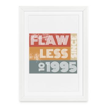 30ème Anniversaire Sans défaut depuis 10/1995 - Affiche encadrée (27 × 37 cm) - blanc - Devant