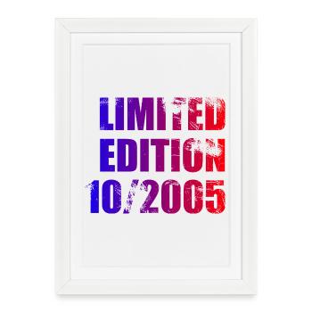 20th Anniversary Limited Edition 10/2005 - Framed poster (27 × 37 cm) - white - Front