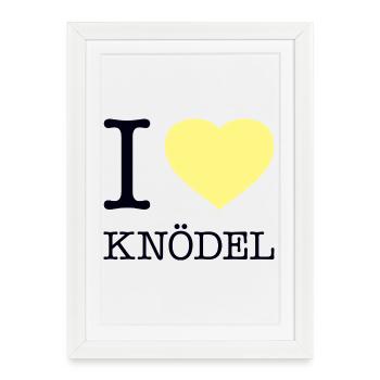 I love dumplings - Framed poster (27 × 37 cm) - white - Front