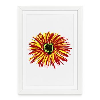 Fleurs Fleurs Fleurs - Affiche encadrée (27 × 37 cm) - blanc - Devant