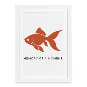 MEMORY OF A MOMENT - Framed poster (27 × 37 cm) - white - Front