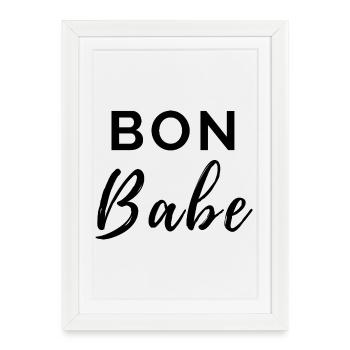Bon babe beauty consultant makeup artist - Framed poster (27 × 37 cm) - white - Front