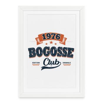 50 Years Men's Gift 1976 – Bogosse Club - Framed poster (27 × 37 cm) - white - Front