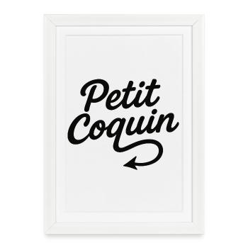 Petit Coquin - Affiche encadrée (27 × 37 cm) - blanc - Devant