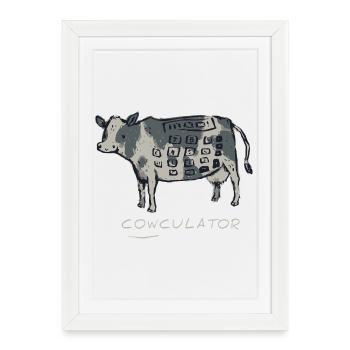 Math Nerd Étudiants Professeur d’Université Mathématiques - Affiche encadrée (27 × 37 cm) - blanc - Devant