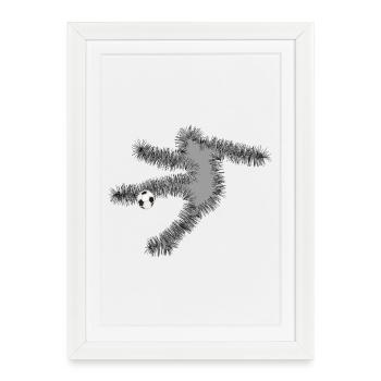Soccer Soccer Players - Framed poster (27 × 37 cm) - white - Front