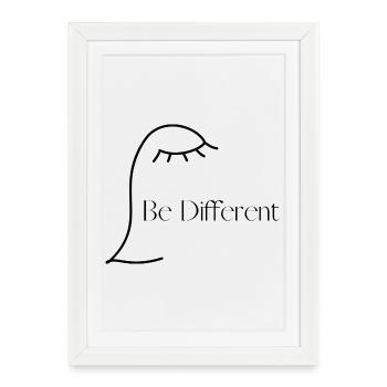 Be different from others - Framed poster (27 × 37 cm) - white - Front
