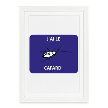 I'm feeling downhill - Framed poster (27 × 37 cm) - white - Front