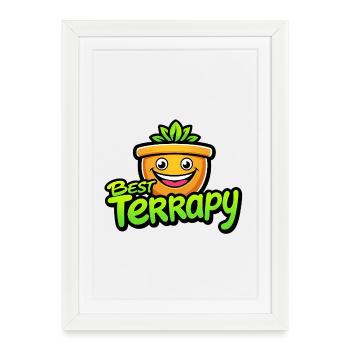 Best Terrapy - Framed poster (27 × 37 cm) - white - Front