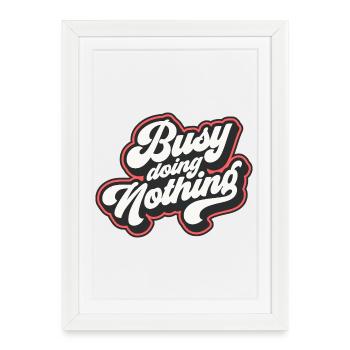 Un mode de vie actif pour se détendre - Affiche encadrée (27 × 37 cm) - blanc - Devant