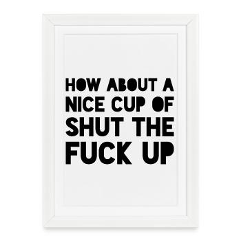 Funny Sarcastic Statement - Framed poster (27 × 37 cm) - white - Front