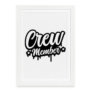 membre d’équipage - Affiche encadrée (27 × 37 cm) - blanc - Devant